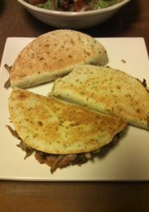 ハムと舞茸のケサディーヤ*メキシカン-レシピのメイン写真