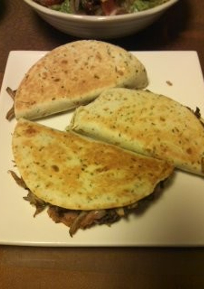 ハムと舞茸のケサディーヤ*メキシカン-レシピのメイン写真