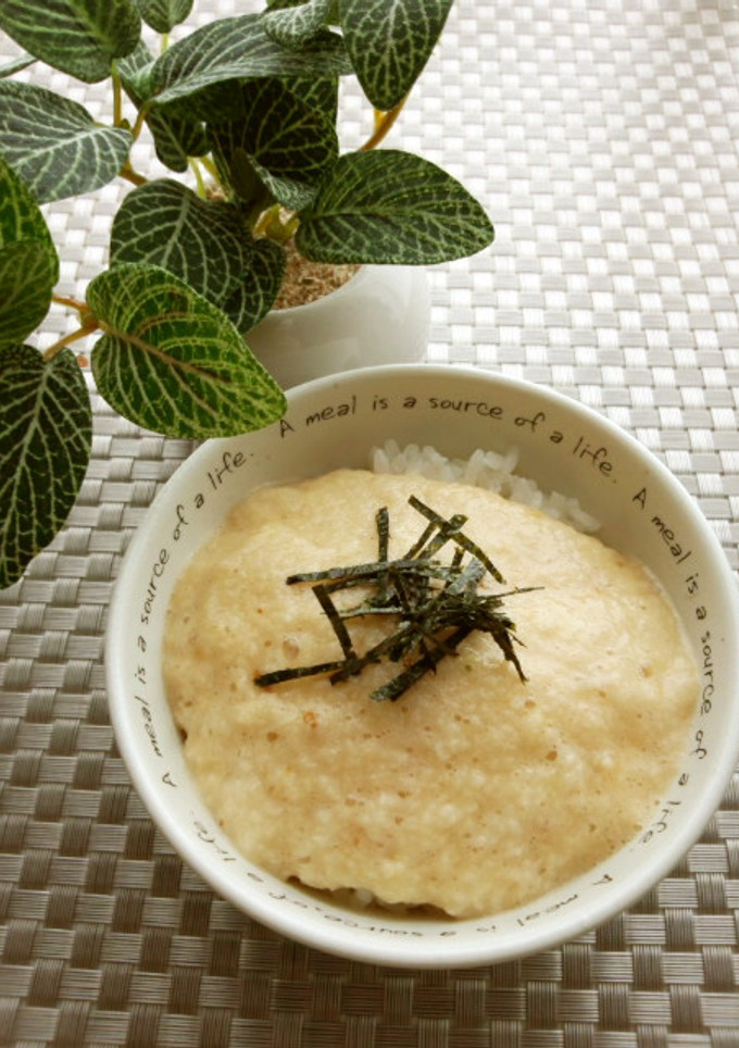 ウチの少し甘めのとろろご飯-レシピのメイン写真
