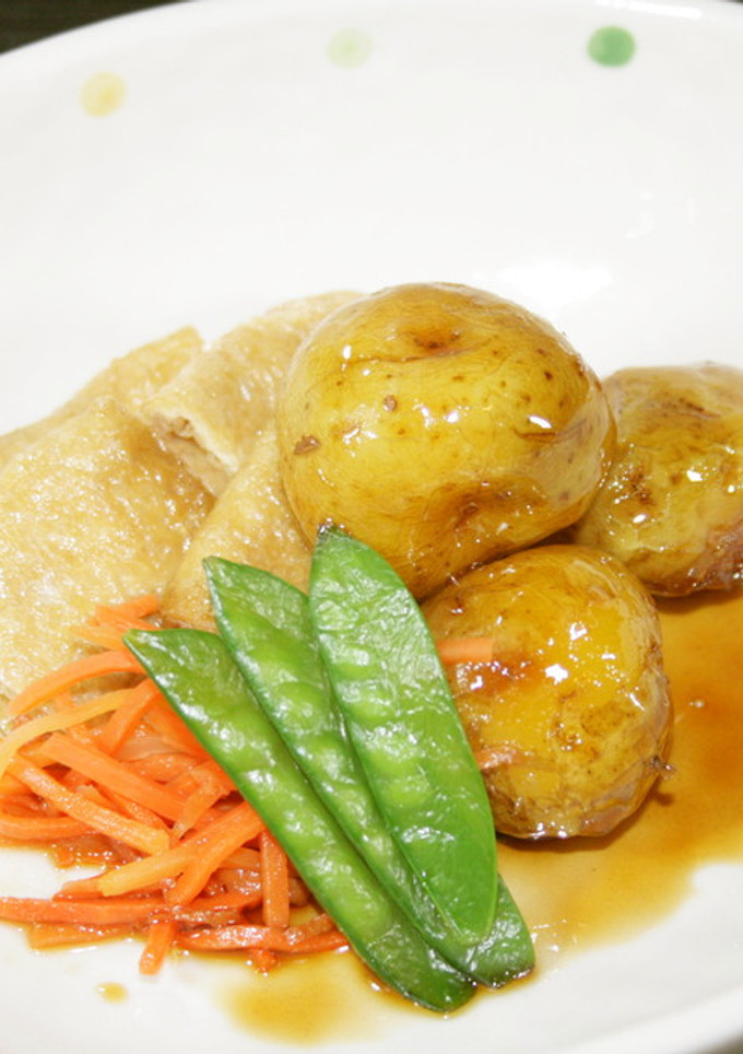 新じゃがと油揚げの煮物-レシピのメイン写真