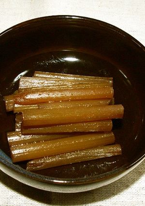 ツワブキの煮物-レシピのメイン写真
