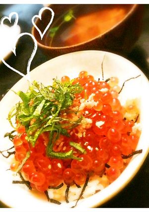 イクラと鮭の贅沢親子丼*-レシピのメイン写真