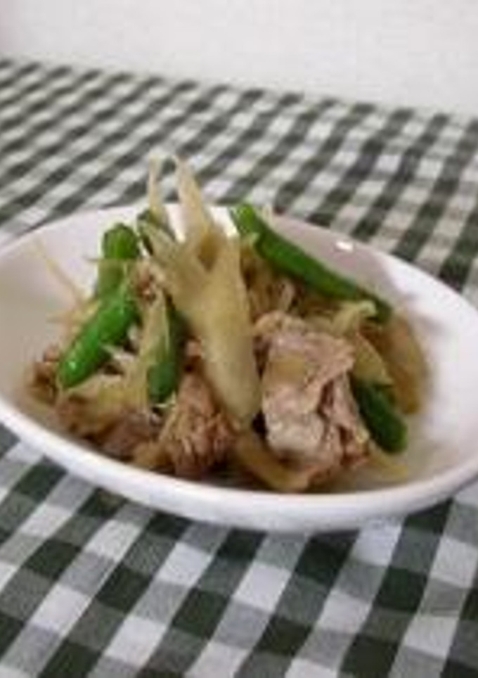 豚肉と牛蒡のニンニク炒め？-レシピのメイン写真