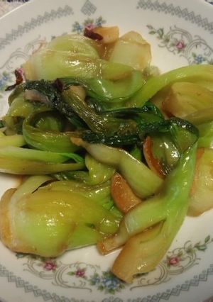 青梗菜の炒め物-レシピのメイン写真