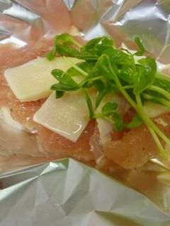 たけのこDEみそっかす胸肉ホイル蒸し☆-レシピのメイン写真