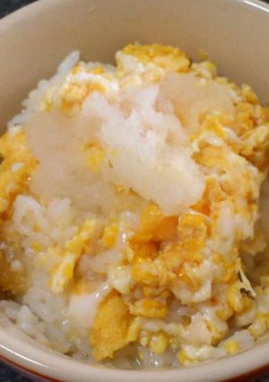 ずぼら♪卵おろしご飯-レシピのメイン写真