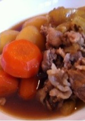ゴロゴロ野菜の肉じゃが-レシピのメイン写真