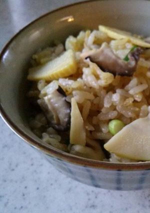 カレー味♪たけのこ御飯☆-レシピのメイン写真