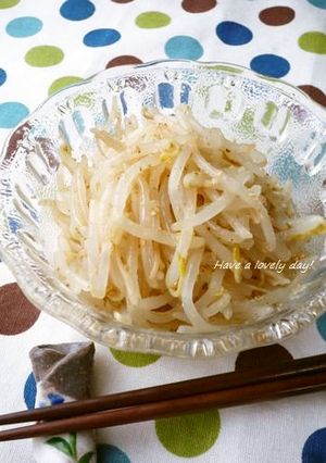 柚子胡椒がピリリっ！もやしナムル✩-レシピのメイン写真