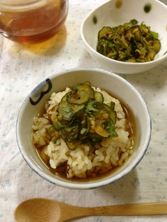 きゅうりとみょうがと大葉でご飯のお供-レシピのメイン写真