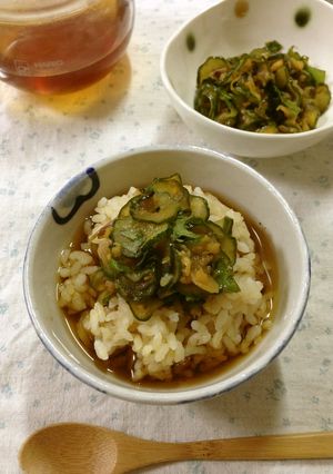 きゅうりとみょうがと大葉でご飯のお供-レシピのメイン写真
