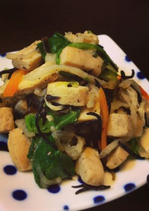 うまヘルシー♡高野豆腐と野菜の炒め煮-レシピのメイン写真