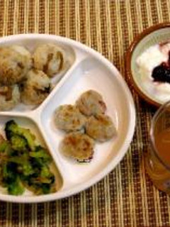 10/12(水)離乳食(オトナも!里芋のお焼き ほか)-レシピのメイン写真