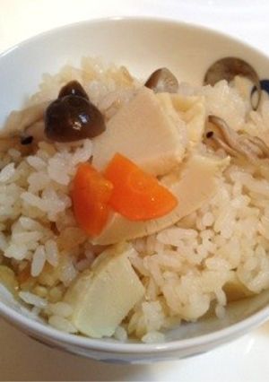 白だし☆たけのこの炊き込みご飯☆-レシピのメイン写真