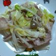 ルクエde豚肉蒸し野菜♪塩ダレがけ!