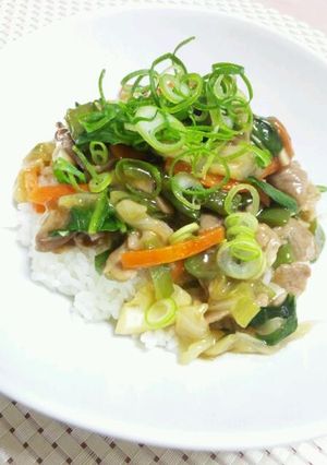 ＊簡単♪野菜たっぷり☆中華丼＊-レシピのメイン写真