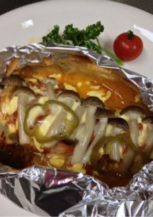 新タマネギとサーモンのホイル焼き‼-レシピのメイン写真