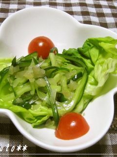 ザーサイdeサラダ-レシピのメイン写真