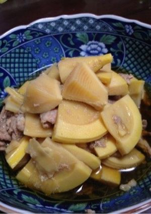 竹の子と豚肉の煮物-レシピのメイン写真