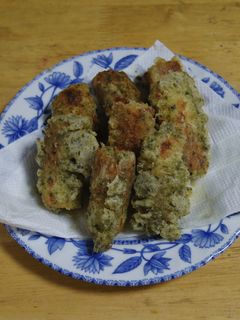 ちくわの磯部揚げ 納豆入り-レシピのメイン写真