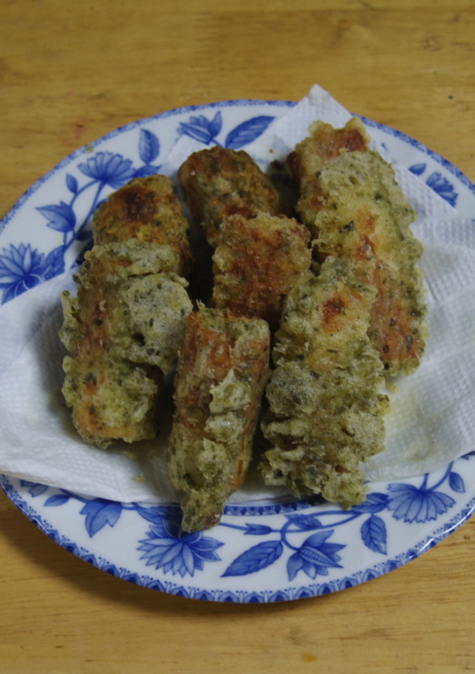 ちくわの磯部揚げ　納豆入り-レシピのメイン写真