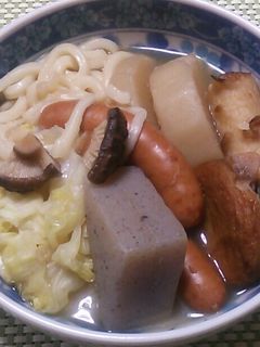 *おでんうどん*-レシピのメイン写真