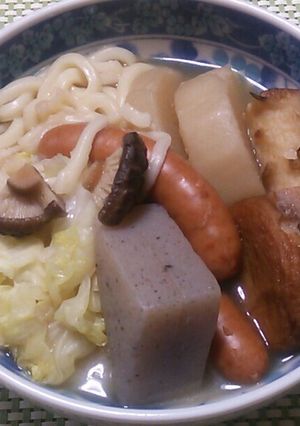 ＊おでんうどん＊-レシピのメイン写真