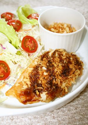 カロリーダウン♡チキンカツ風鶏肉焼き-レシピのメイン写真