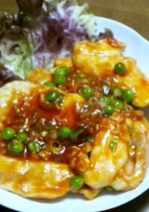 驚きの柔らかさ！鶏ムネ肉でチリソース炒め-レシピのメイン写真