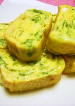 お弁当にも❤豆苗とチーズの卵焼き❤-レシピのメイン写真