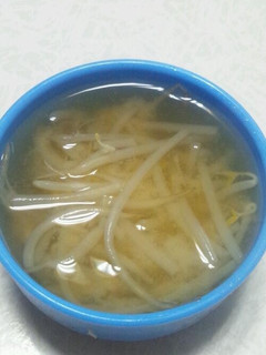 もやしの味噌汁-レシピのメイン写真