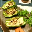 塩昆布*ウズラ卵のピーマンカップ焼き