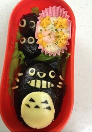 ちょー簡単、トトロのキャラ弁-レシピのメイン写真