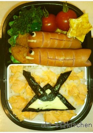 キャラ弁☆こどもの日-レシピのメイン写真