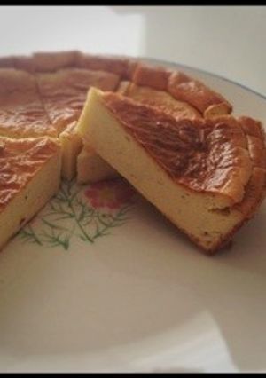 甘くないチーズケーキ-レシピのメイン写真