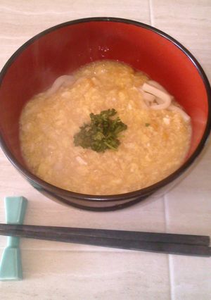 簡単!コーンのたまとろうどん♪-レシピのメイン写真