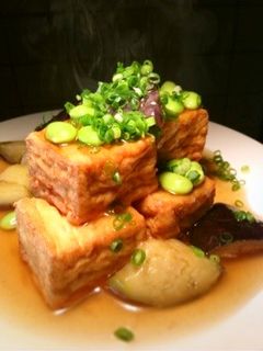 【夏野菜】厚揚げにナス枝豆のあんかけ-レシピのメイン写真