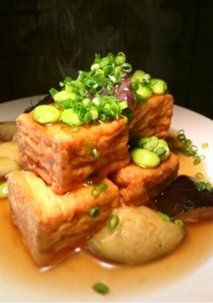 【夏野菜】厚揚げにナス枝豆のあんかけ-レシピのメイン写真