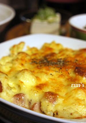 ★おいもとウインナーのチーズグラタン★-レシピのメイン写真