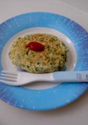 息子のための手づかみメニュー（豆腐ハンバーグ）-レシピのメイン写真