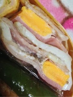 お弁当ベーコン目玉焼き♡-レシピのメイン写真