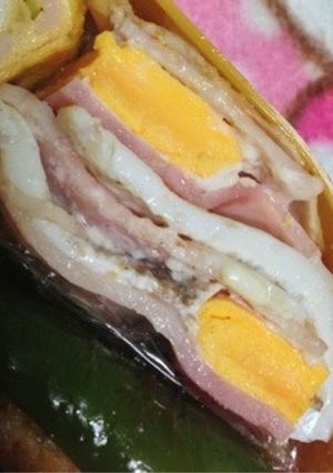 お弁当ベーコン目玉焼き♡-レシピのメイン写真