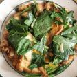 鶏と茸とほうれん草のパンキッシュ