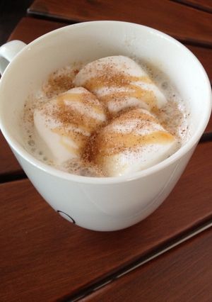 カフェラテonマシュマロキャラメル-レシピのメイン写真