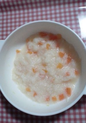 離乳食中期～粉チーズのパン粥-レシピのメイン写真