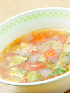 豆と野菜のスープ★音更「保育園給食」-レシピのメイン写真