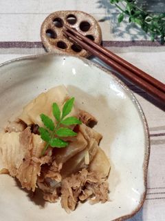 筍とツナの甘辛煮-レシピのメイン写真