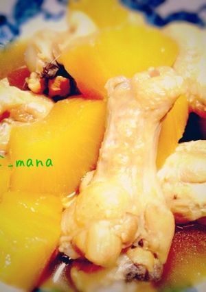 お玉で計量!鶏手羽のパイン煮-レシピのメイン写真