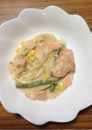 °.*鮭のクリーム煮*.°-レシピのメイン写真
