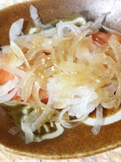 トマトと揚げジャコのサラダ-レシピのメイン写真